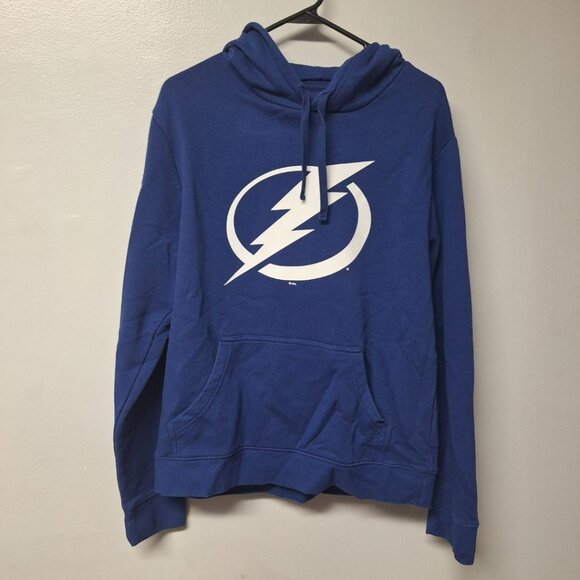 Tampa Bay Lightning Hoodie Adult Medium Blue NHL Logo Game Day Sports Team‎ Fan - Picture 7 of 7